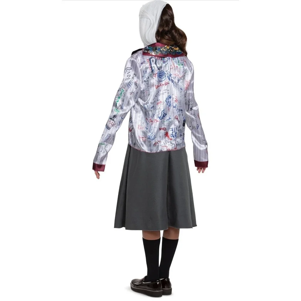 Junior Cruella Costume SIZE 7/9 JR Girls Teen NWT 101 Dalmatians Halloween Fit - Picture 7 of 8